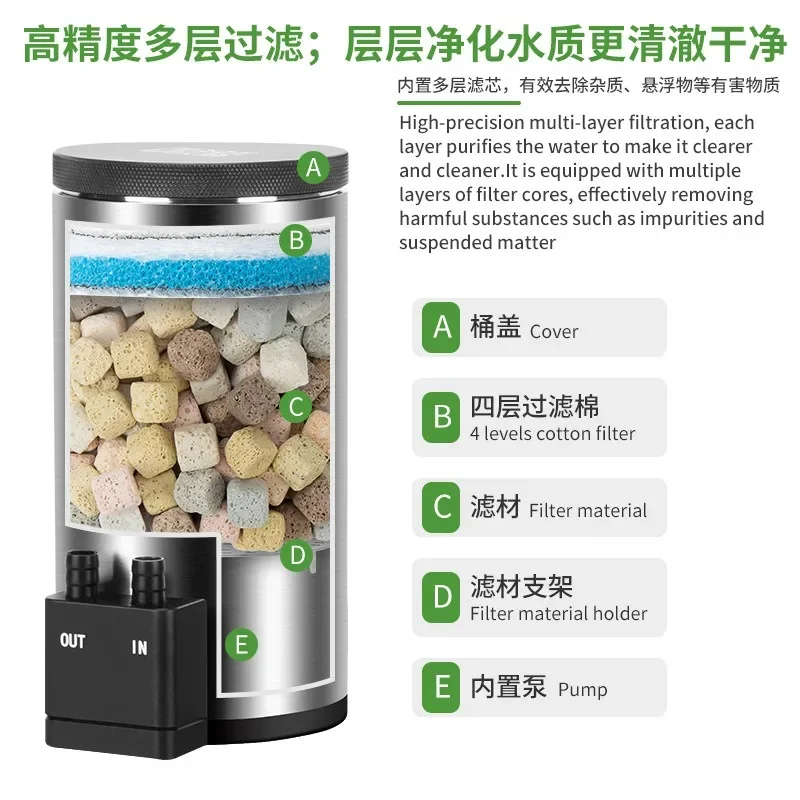 Silent Desktop Aquarium Filter - Reef Tank Filter ulasan dan harga