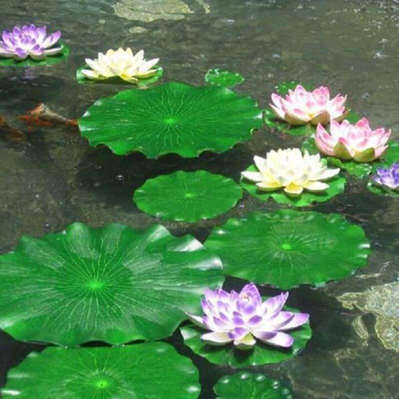 2026 Artificial Water Lily Lot - Marine Fish Tank ulasan dan harga