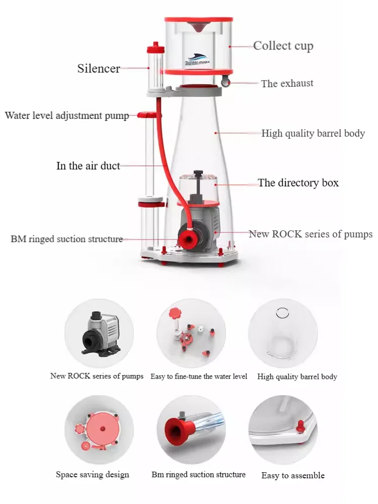 220-240V 50Hz Bubble Magus Cur - Reef Tank Filter ulasan dan harga