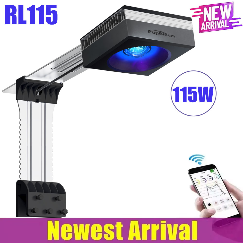 PopBloom WiFi Aquarium LED Lig - Reef Lighting ulasan dan harga